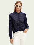 SCOTCH & SODA - Chemise regular fit en coton bio imprimé