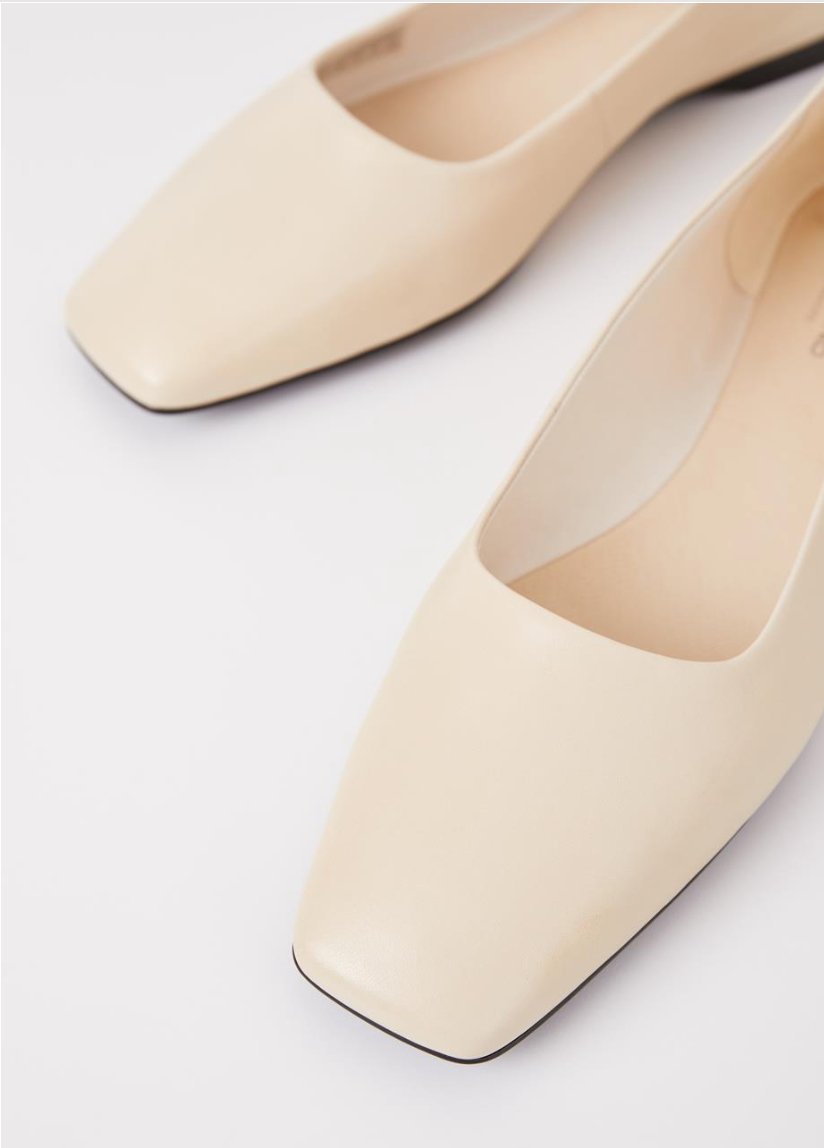 Delia flats Leather Creme - Vagabon shoes vagabon   