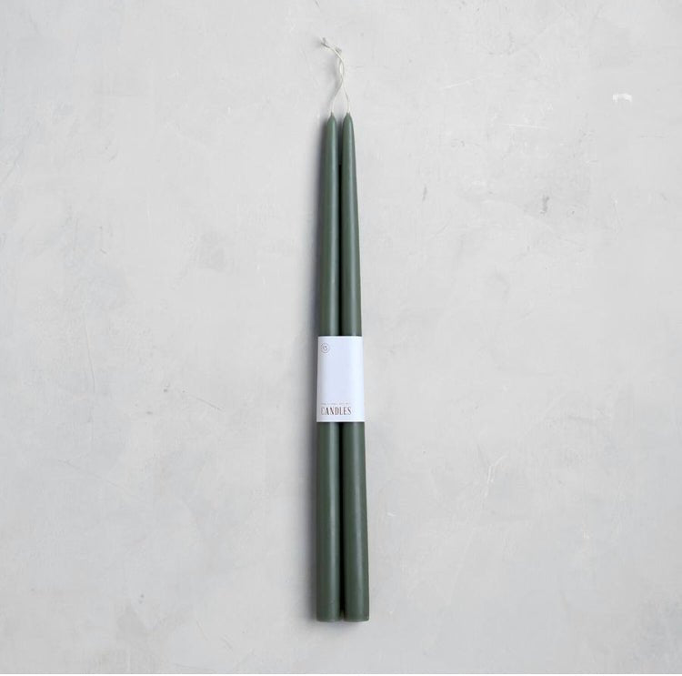 DOUBLE DIPPED CANDLE 12'' Candle & Oil Warmers PepinShop moss