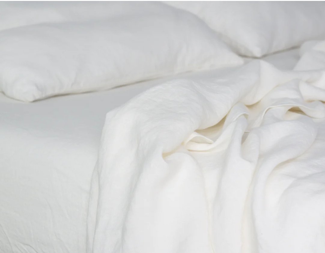 EUROPEAN FLAX LINEN DUVET COVER SETS IN WHITE living-bedding onesky   