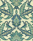 FAENZA WALLPAPER - PAPIER PEINT FAENZA walldecor-wallmurals WYNIL 2.2ft x 9ft pre-pasted wallpaper panel | Bande de 66cm x 274cm préencollé Green