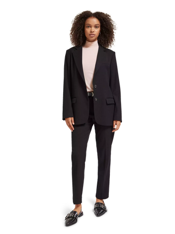 Gabardine boyfriend single breasted blazer clothing Scotch & Soda