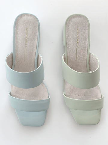 INTENTIONALLY BLANK STEP IN HEEL PASTEL Footwear INTENTIONALLY BLANK