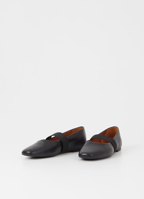 Jolin Mary Jane flats Black Leather  - Vagabon shoes vagabon   
