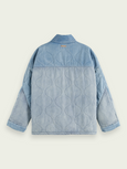 SCOTCH & SODA - Veste façon kimono en chambray matelassé
