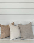 LAUREL CUSHION LIGHT WASHED TAUPE living-homeaccents theboholab