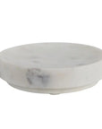 MARBLE SOAP DISH, WHITE living-homeaccents Creative Coop