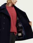 SCOTCH & SODA - Caban en laine mélangée contrecollée à double boutonnage