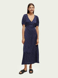SCOTCH & SODA - Robe longue dos nu à encolure en V