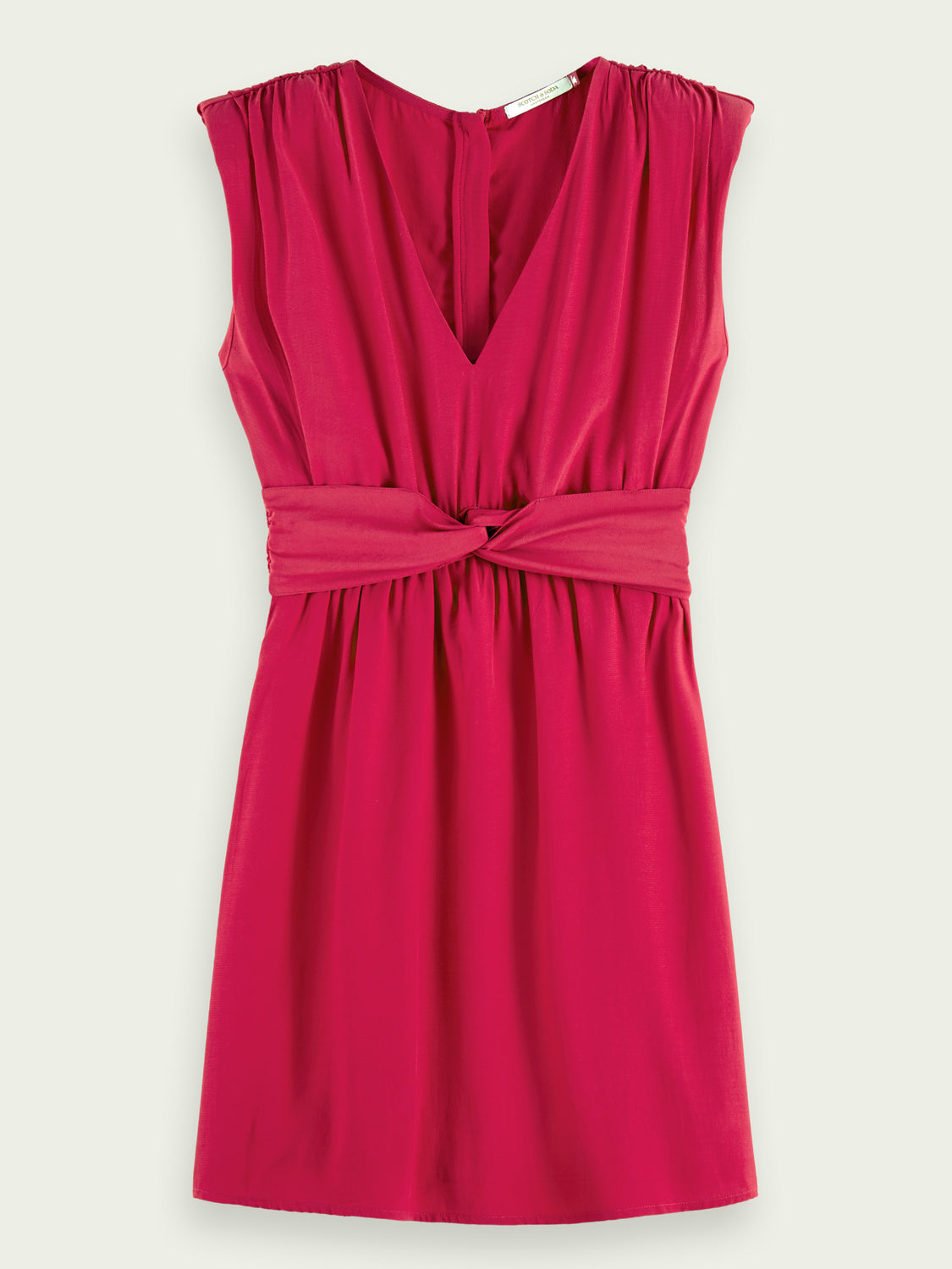 SCOTCH & SODA - Mini robe col V avec ceinture nouée