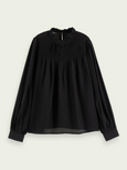 SCOTCH & SODA - Blouse nervurée à manches longues
