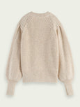 SCOTCH & SODA - Pull col rond boutonné aux épaules