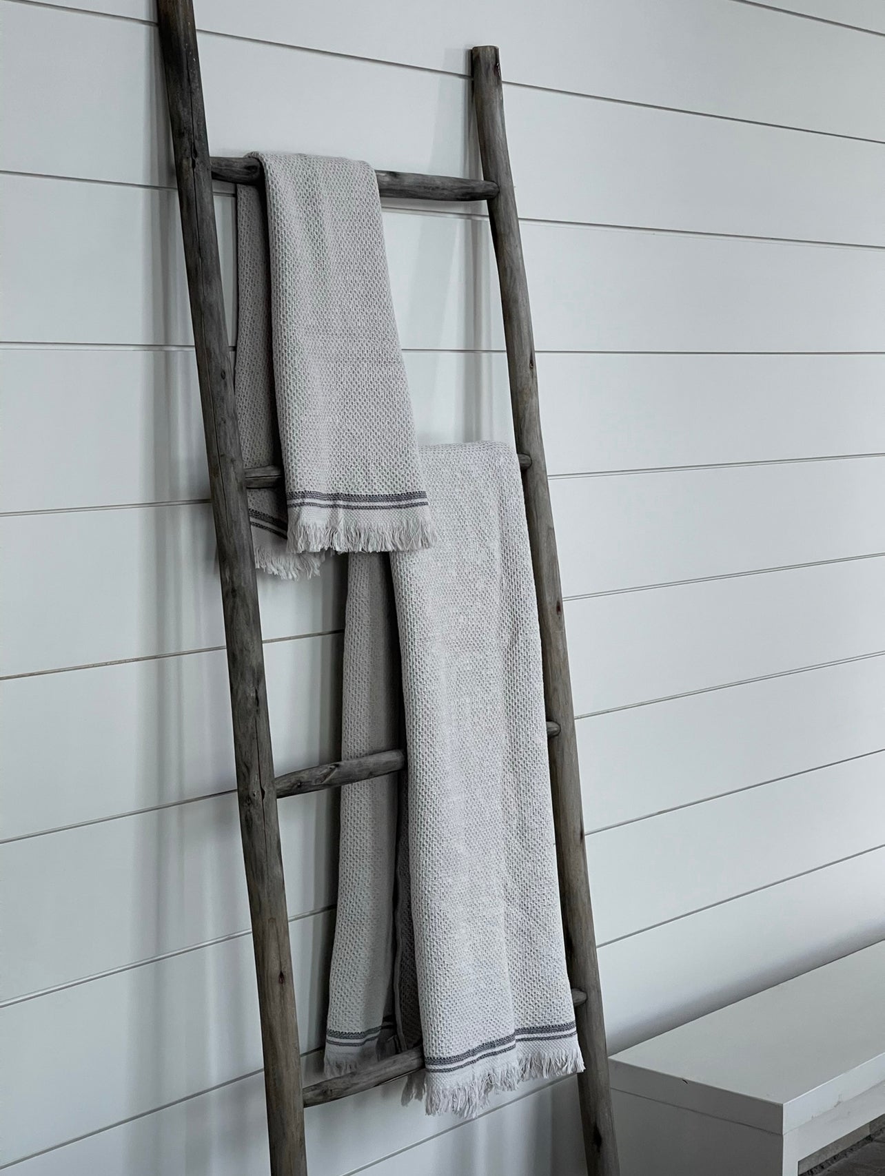 PARGA WAFFLE TURKISH TOWEL - STONE GREY living-homeaccents onesky   