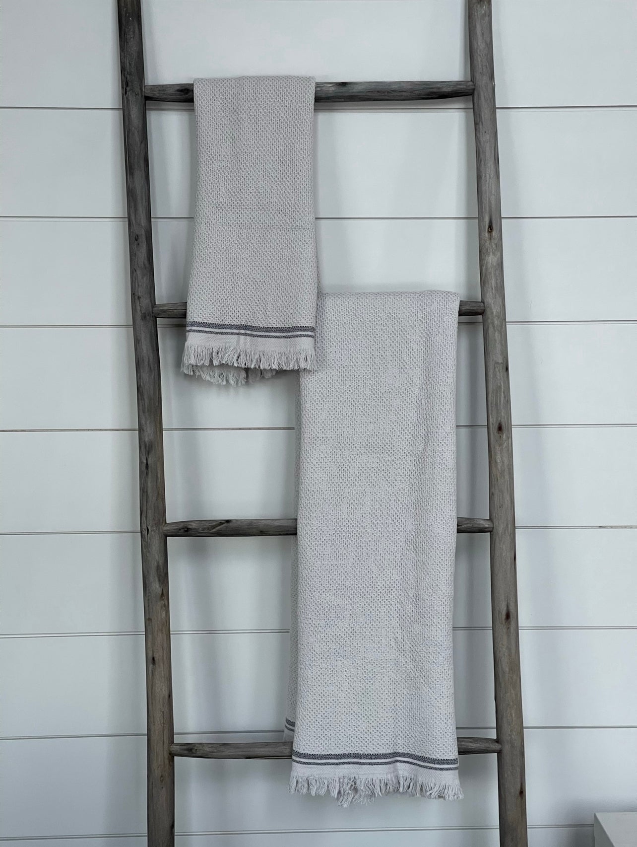 PARGA WAFFLE TURKISH TOWEL - STONE GREY living-homeaccents onesky   