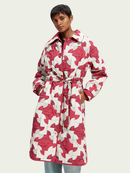SCOTCH & SODA - Manteau matelassé à ceinture