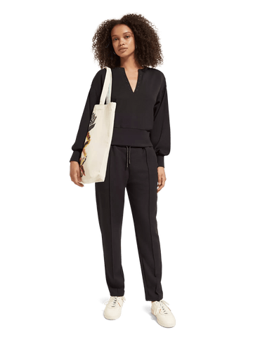 Pleated straight leg sweatpants clothing Scotch & Soda