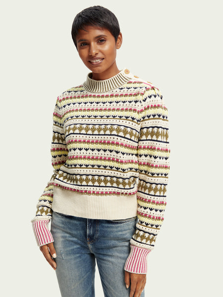 SCOTCH & SODA - Pull en maille mélangée