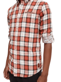 SCOTCH & SODA - Flannel Checked-Shirt Apparel & Accessories Scotch & Soda   