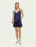 SCOTCH & SODA - Broderie anglaise organic cotton short