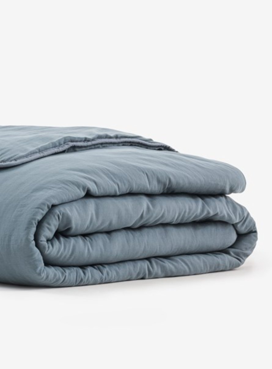 SMOOTH QUILT blanc living-bedding onesky Smooth Quilt Cover Dusk In Stock 
