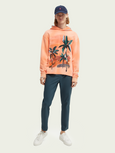 Scotch & Soda - Sweat shirt brodé à capuche