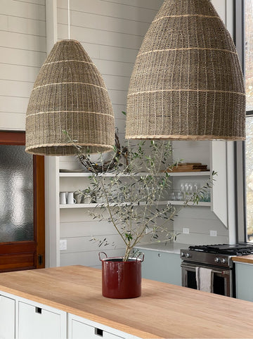 TOSCANY SEAGRASS BASKET LAMP SHADE living-furniture Mano Plata