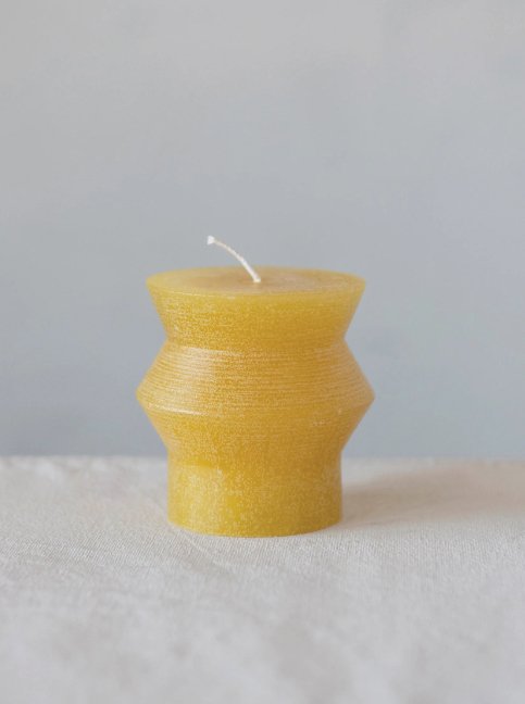 TOTEM SMALL CANDLE candels CoinMaison Jaune  