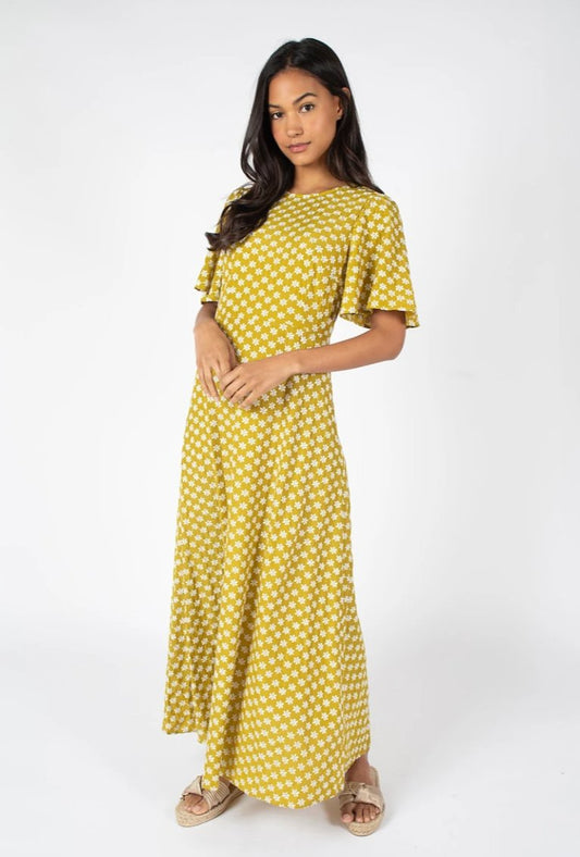 TRAFFIC PEOPLE - The Chorus Rene Dress in olive In Embroidery women-accessories TRAFFIC PEOPLE   