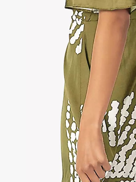 TRAFFIC PEOPLE - The Odes Rene Dress In Printed in Olive women-accessories TRAFFIC PEOPLE   