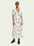 SCOTCH & SODA - Robe longue dos nu à encolure en V