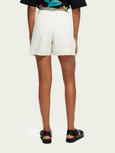 SCOTCH & SODA - Broderie anglaise organic cotton short