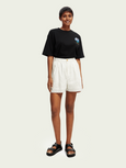 SCOTCH & SODA - Broderie anglaise organic cotton short