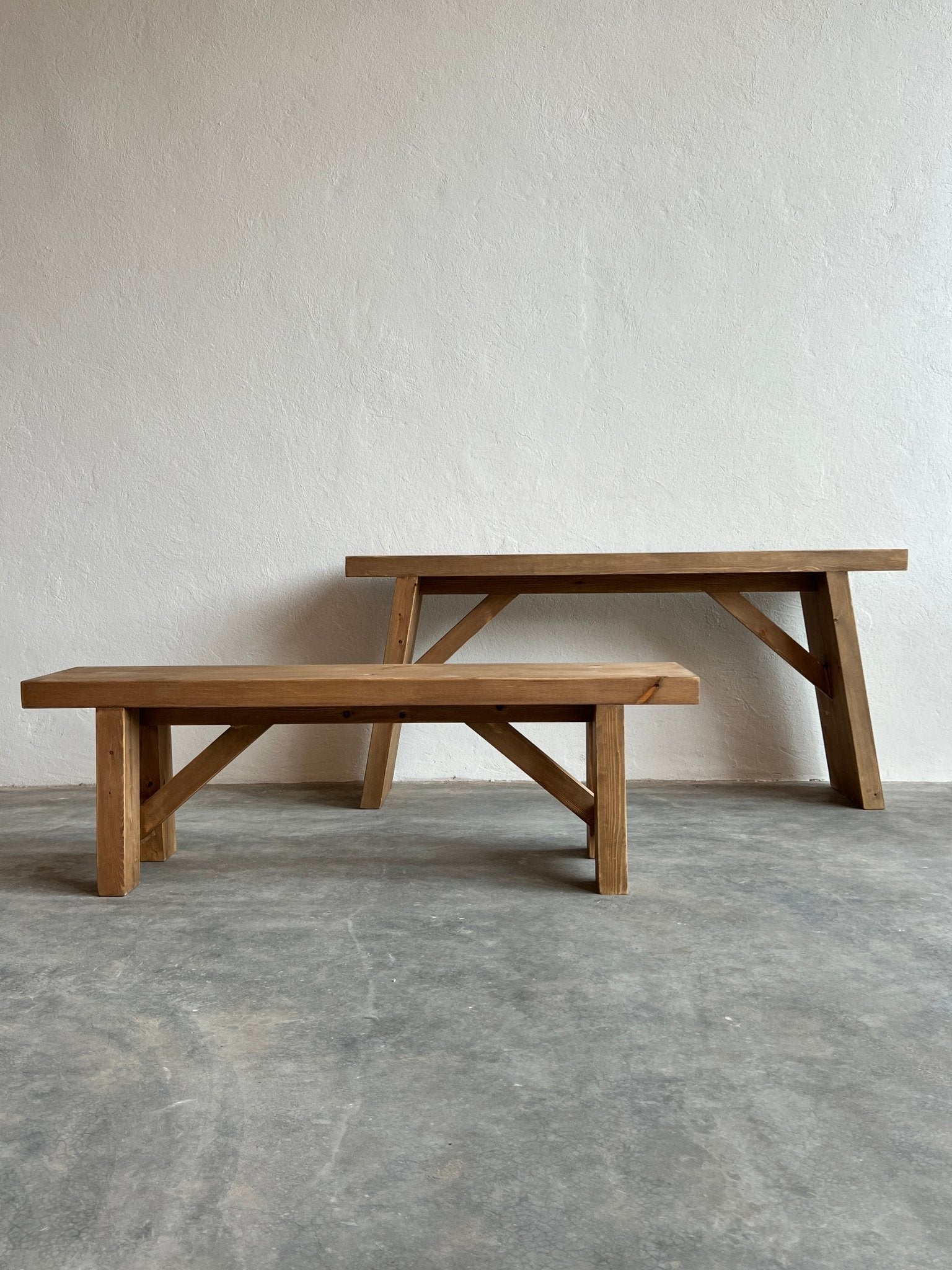 WOODEN BENCH   - ONE OF A KIND COLLECTION living-furniture Pepin Boho collab   
