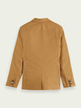 Scotch & Soda - Blazer en popeline à boutonnage simple