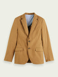 Scotch & Soda - Blazer en popeline à boutonnage simple