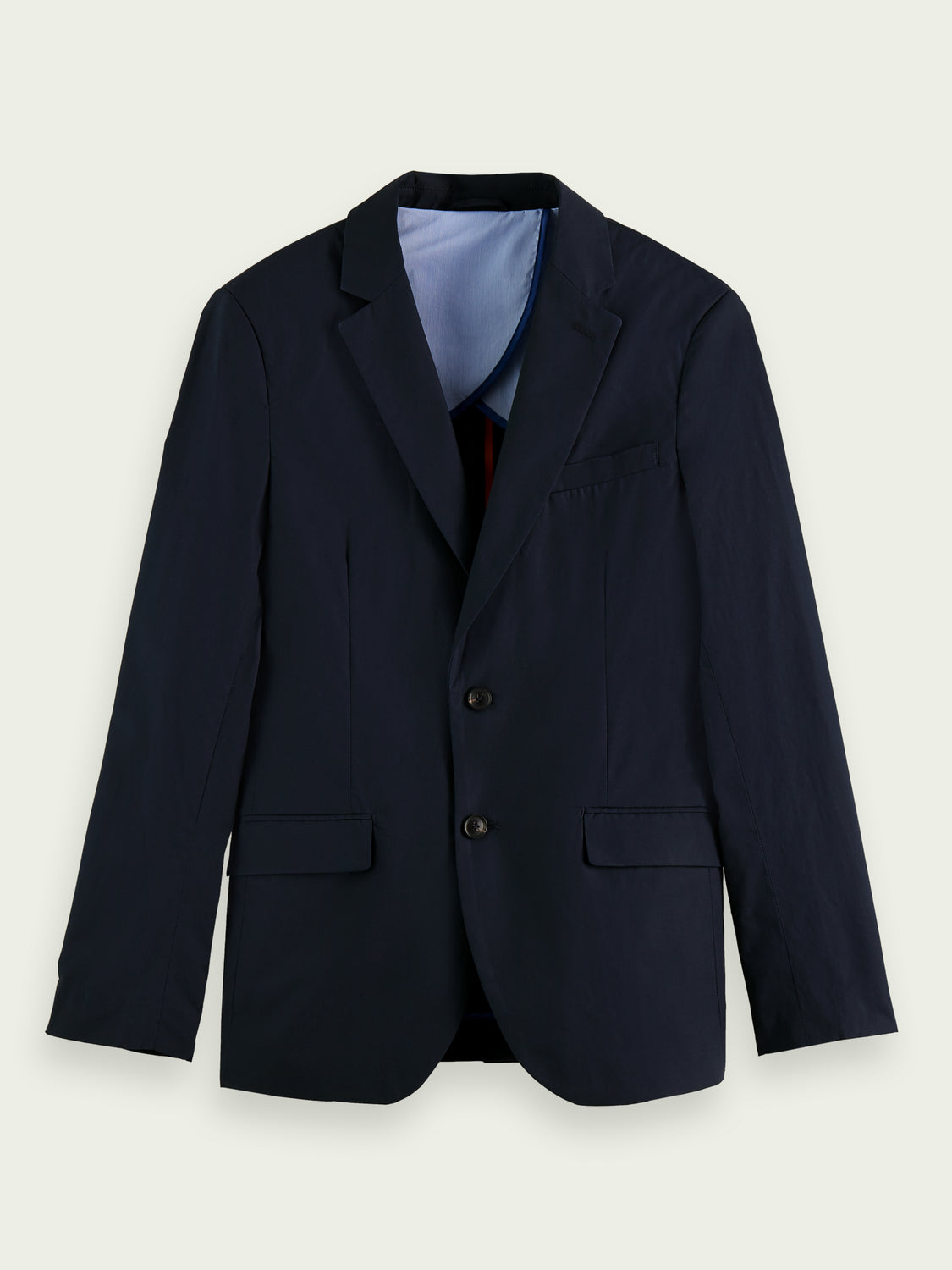 Scotch & Soda - Blazer en popeline à boutonnage simple