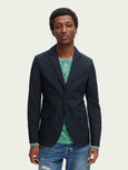 Scotch & Soda - Blazer en popeline à boutonnage simple
