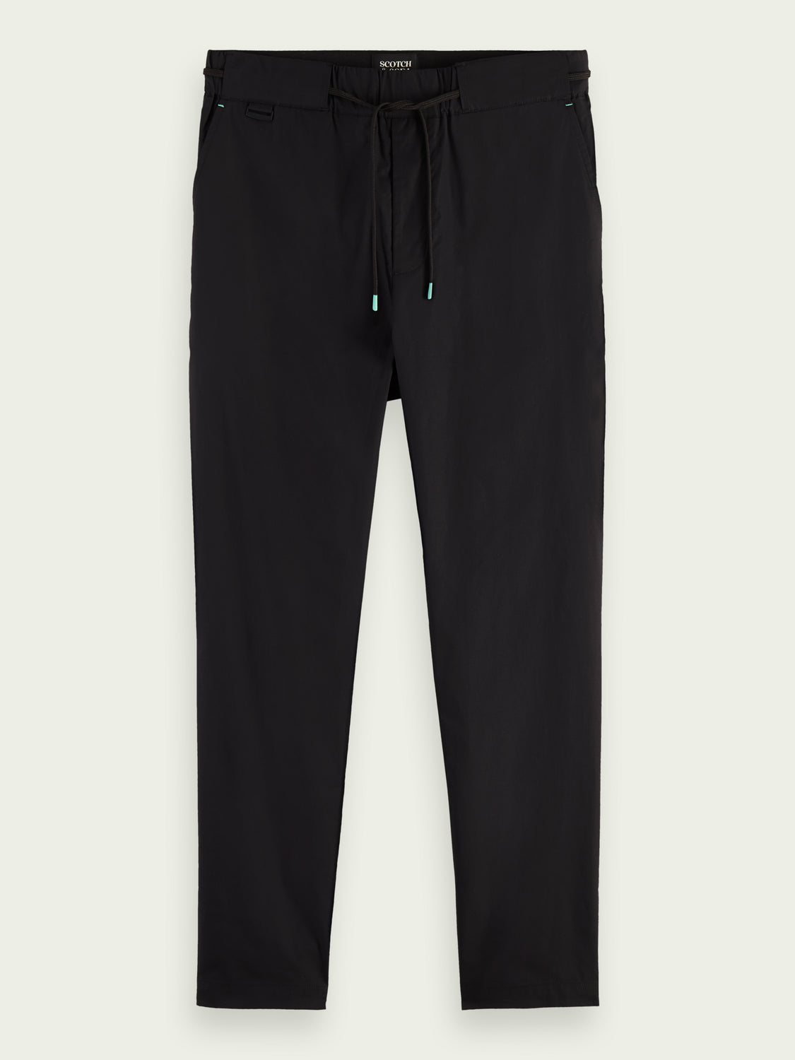 SCOTCH & SODA - Jogging fuselé coupe regular en popeline Fave