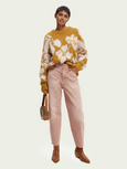 SCOTCH & SODA - Jean coupe ballon teint en fil The Tide