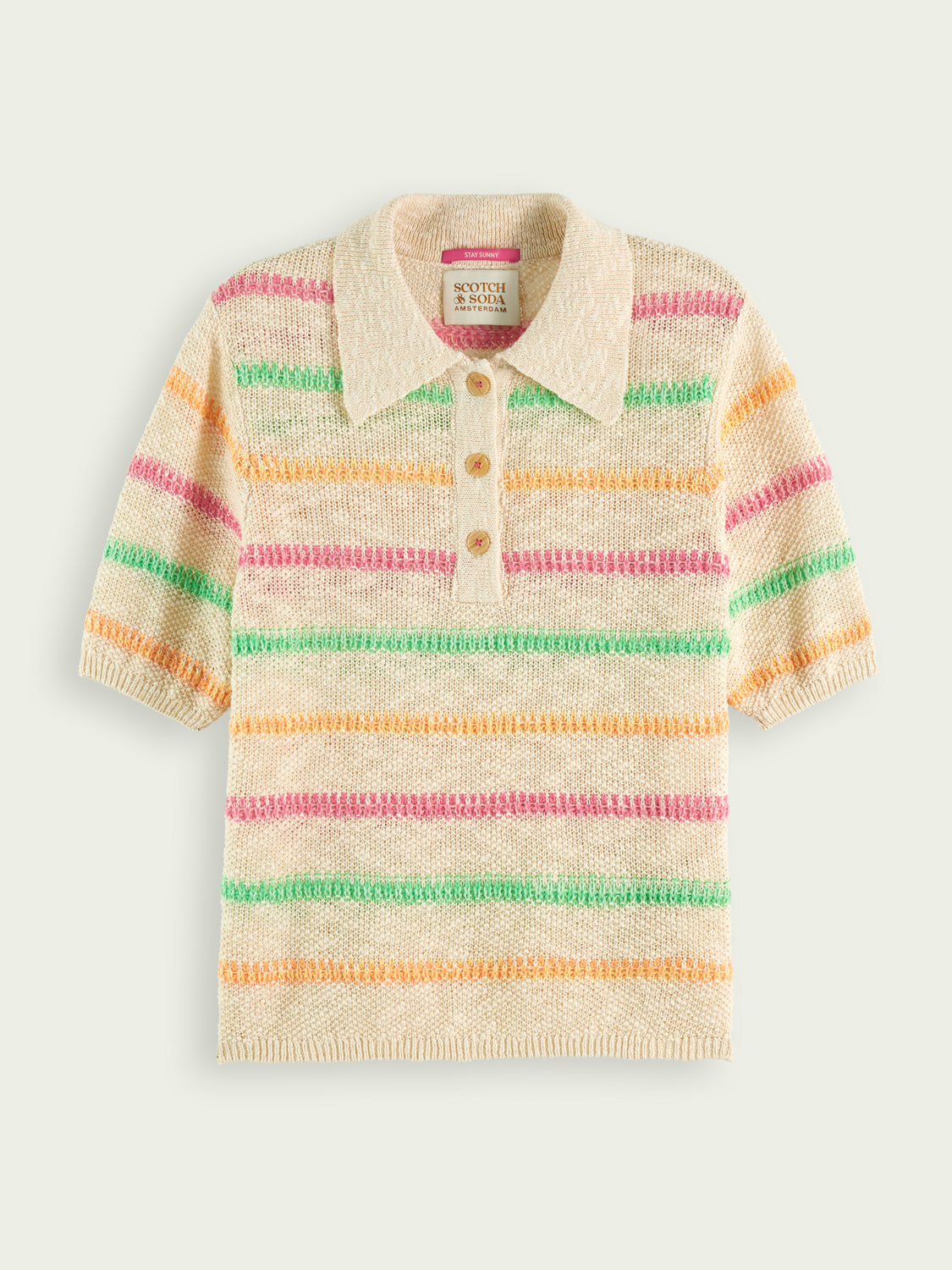 SCOTCH & SODA - Pull en maille rayée