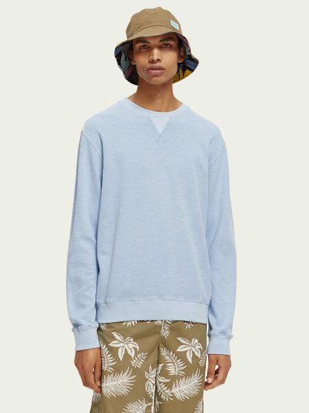 SCOTCH & SODA - Sweat ras du cou teint en pièce