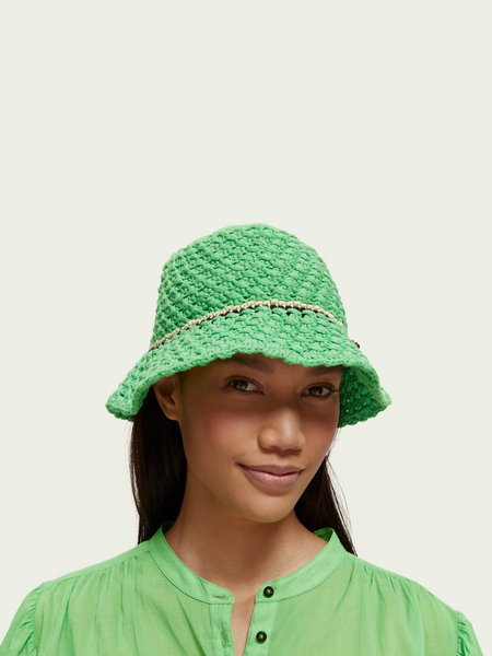 SCOTCH & SODA - Bonnet au crochet en coton bio