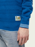 SCOTCH & SODA - Sweat ras du cou en lin mélangé