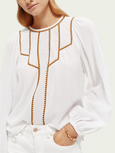 SCOTCH & SODA - Blouse brodée en coton bio