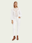 SCOTCH & SODA - Blouse brodée en coton bio