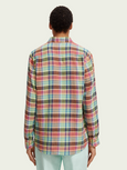 SCOTCH & SODA - Chemise coupe droite contrecollée.