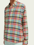 SCOTCH & SODA - Chemise coupe droite contrecollée.