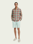 SCOTCH & SODA - Chemise coupe droite contrecollée.
