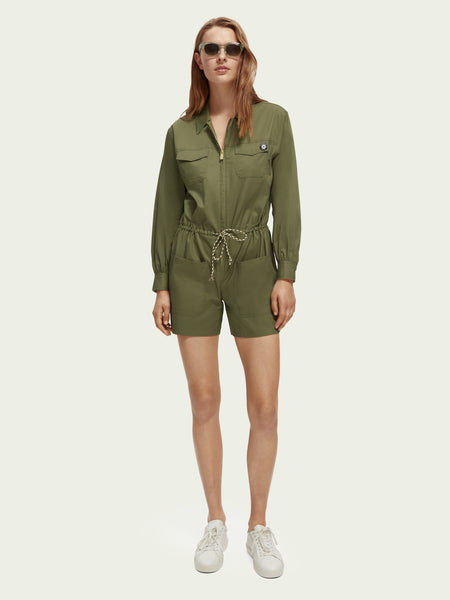 SCOTCH & SODA - COMBISHORT UTILITAIRE MANCHE LONGUE