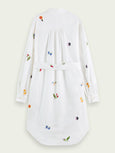 SCOTCH & SODA - ROBE CHEMISE MIDI BRODÉE